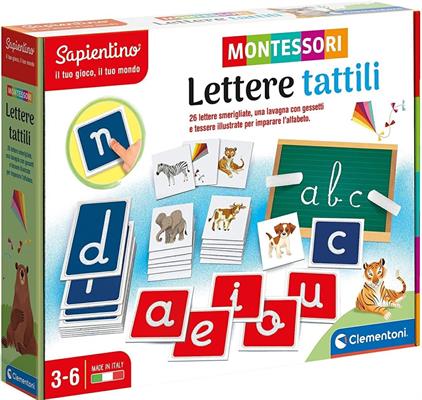 MONTESSORI-LETTERE TATTILI