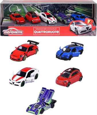 MAJORETTE QUATTRORUOTE PACK 5PZ