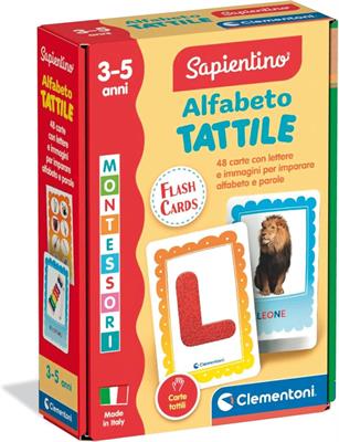 MONTESSORI ALFABETO TATTILE
