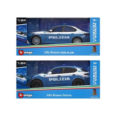 AUTO BURAGO POLIZIA 1:24