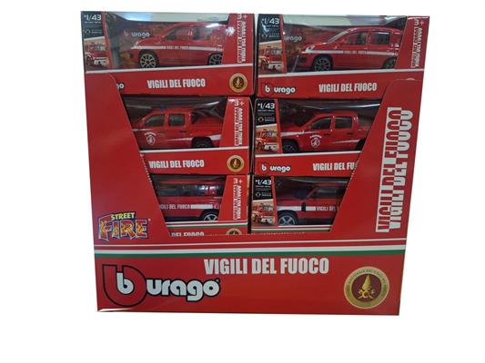 AUTO VIGILI DEL FUOCO 1:43 24PZ