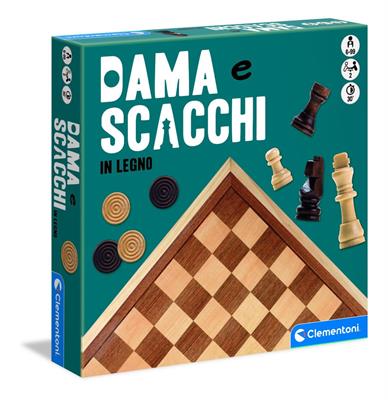 DAMA E SCACCHI IN LEGNO