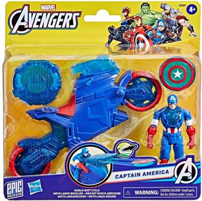 AVENGERS MOTO CAPTAIN AMERICA 10CM