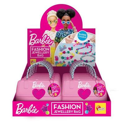 BARBIE FASHION JEWELLERY BAG ESP. 12PZ