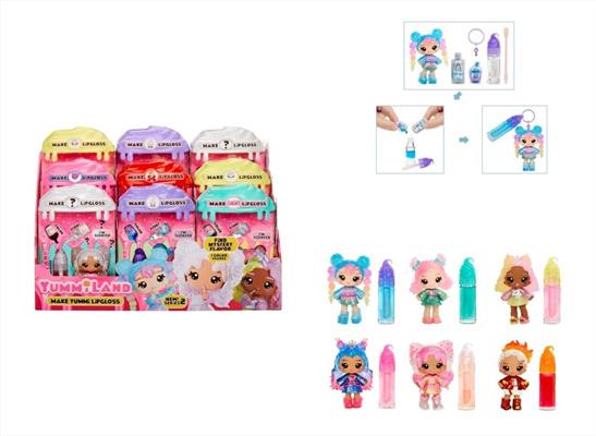 YUMMILAND LIP GLOSS DOLL+MISTERY CHASE ASS 9PZ