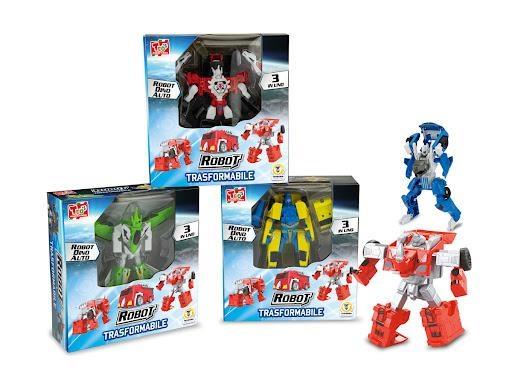 ROBOT TRASFORMABILE 5 MODELLI