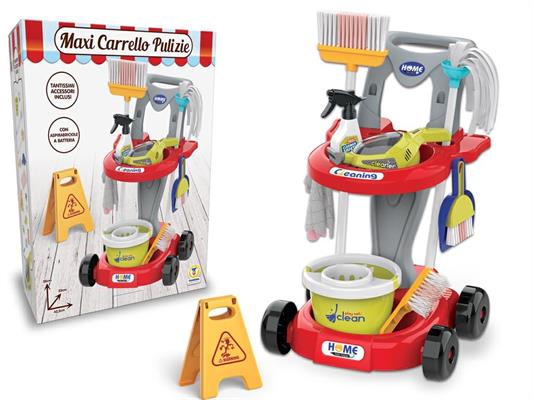 CARRELLO PULIZIE C/ASPIRAPOLVERE