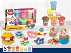 PLASTILINA SET 6 VASETTI