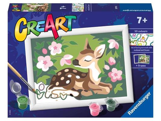 CREART CERBIATTO FRA I FIORI