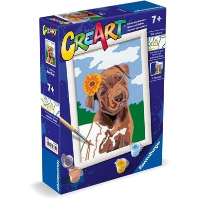 CREART CUCCIOLO CON FIORE